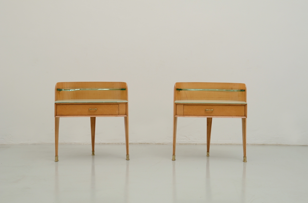 Pair of 1950's vintage side tables