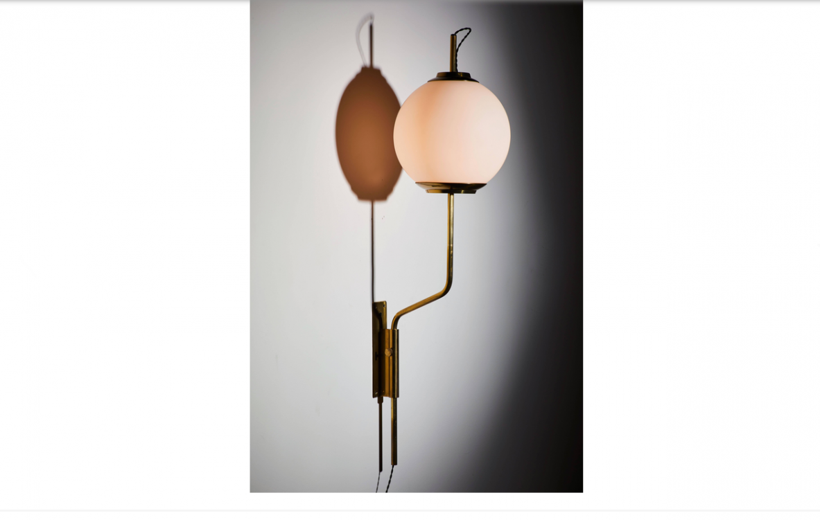 Luigi Caccia Dominioni, due lampade da parete LP11 i