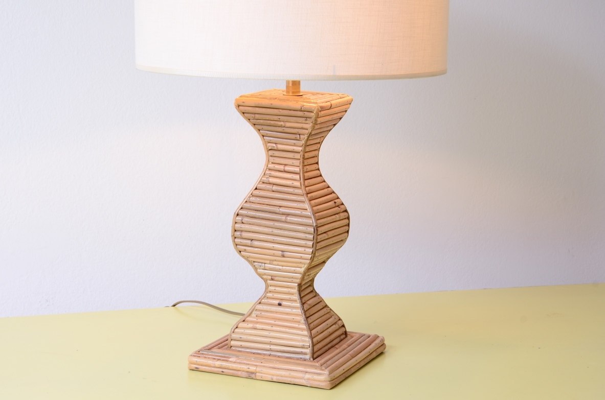 Coppia di grandi lampade da tavolo Manifattura Vivai del Sud, 1960ca