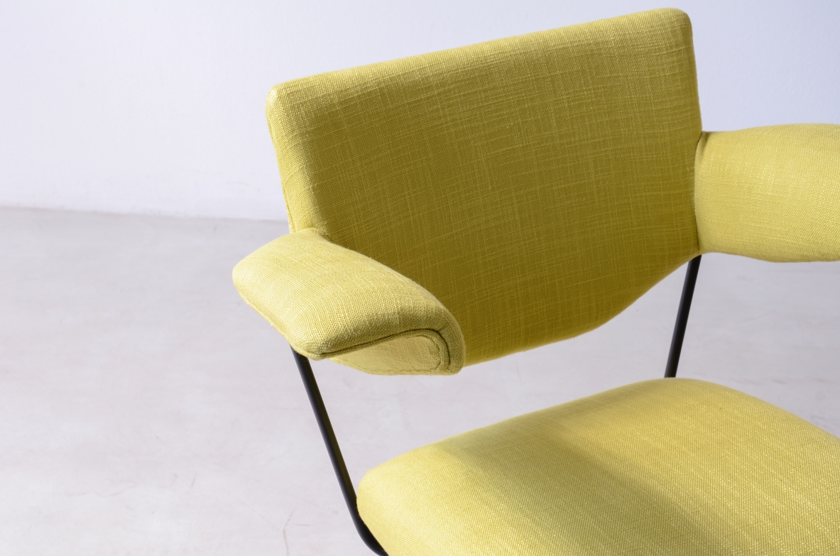 Pair of "Urania" model armchairs designed by BBPR. Arflex, Italy, 1954