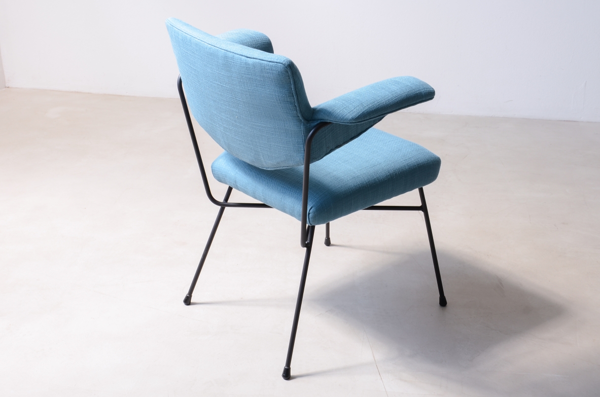 Pair of "Urania" model armchairs designed by BBPR. Arflex, Italy, 1954