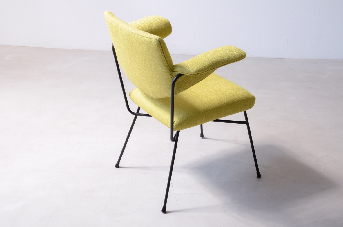 Pair of "Urania" model armchairs designed by BBPR. Arflex, Italy, 1954