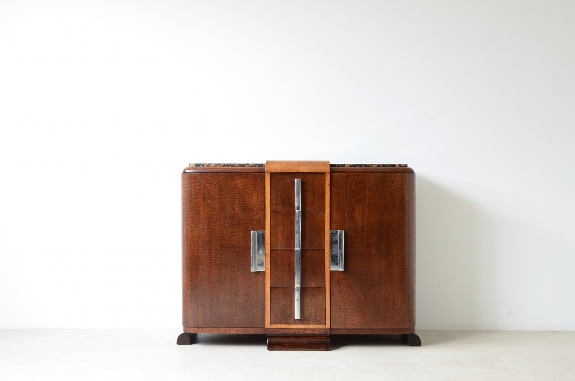 Mobile contenitore in radica  Francia Art Deco, 1925.