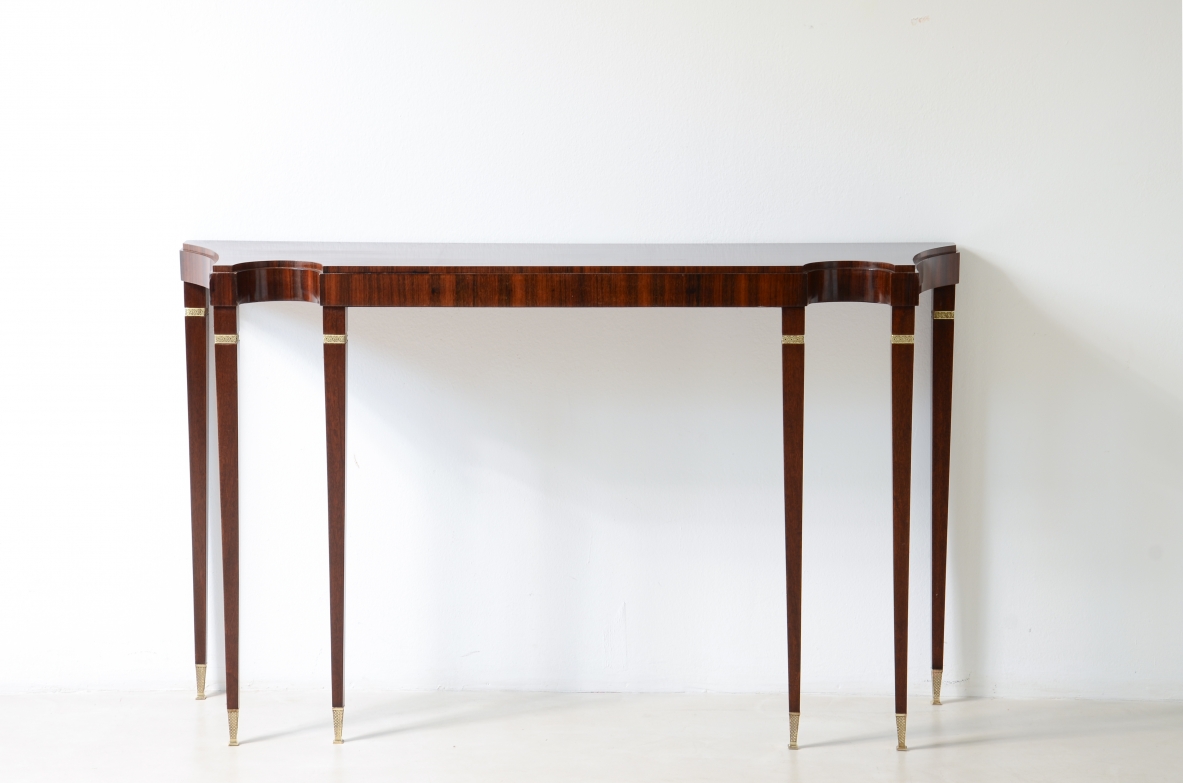 Paolo-Buffa-Extraordinary-Canaletto-walnut-console-table-Serafino-Arrighi-Manufactory-Italy-ca-1950
