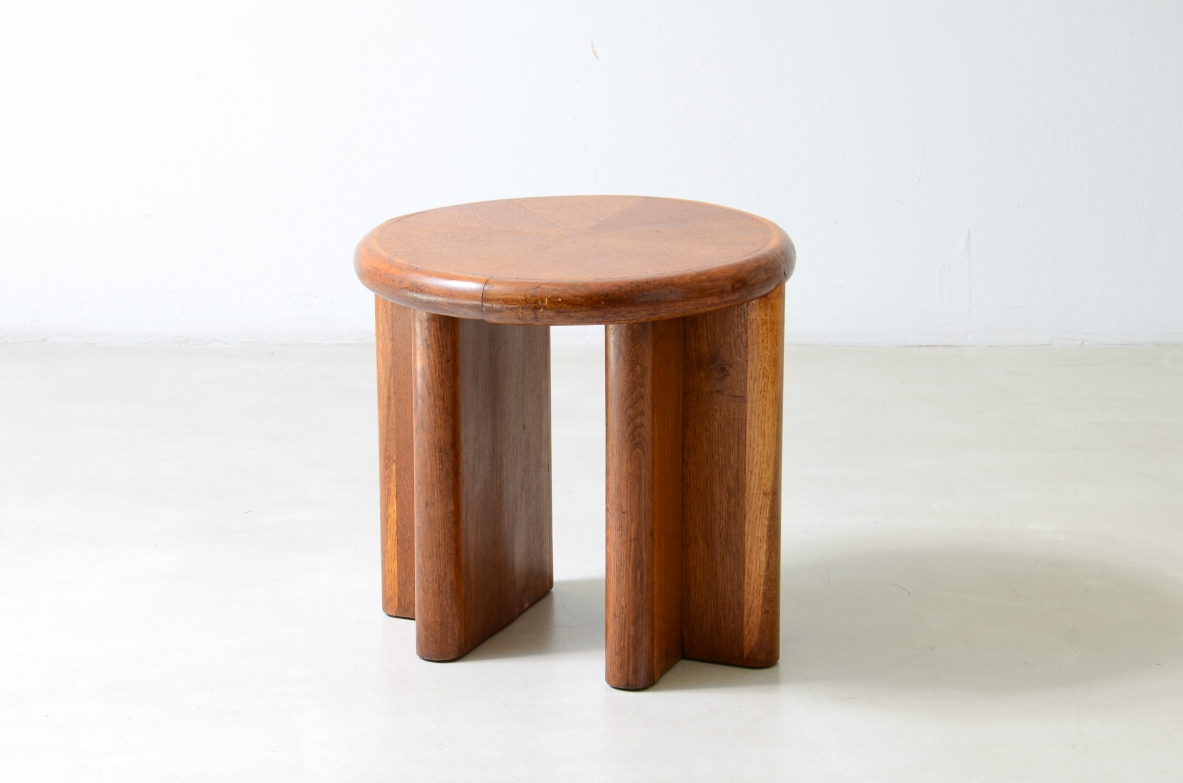 Vittorio Valabrega Light wood coffee table. Turin, ca. 1940.