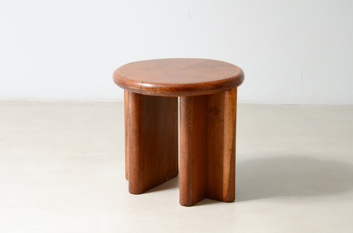 Vittorio Valabrega Light wood coffee table. Turin, ca. 1940.