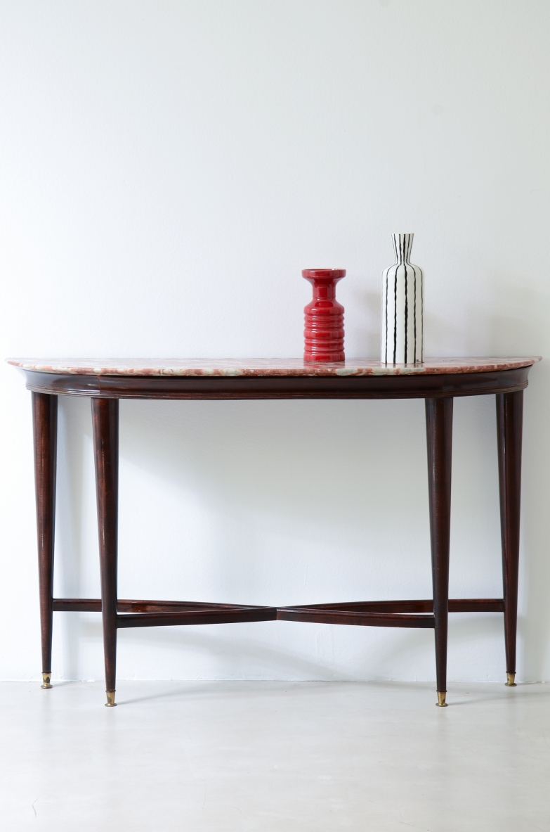 Console table very classic refined wood