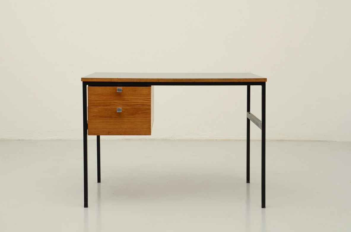 Pierre Paulin, writing table with metal structure, France 1962.