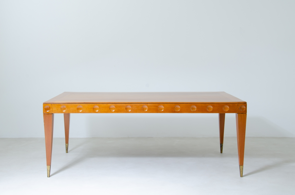 Gio Ponti, 1950's  table in cherry wood