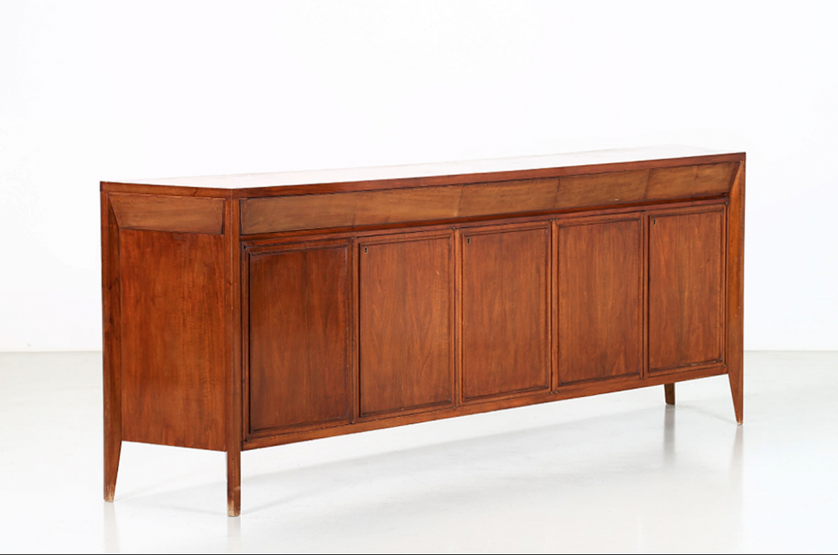 Maurizio Tempestini, grande credenza in noce biondo