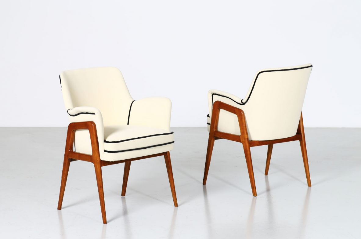 Gio Ponti, pair of armchairs