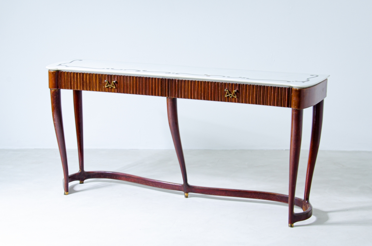 Osvaldo Borsani, console table model 7103 Prod. ABV for Casa Schuela, 1949.