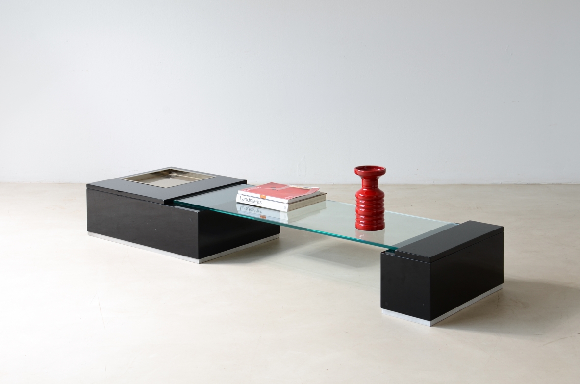 Willy Rizzo Extraordinary low table ca.1970.